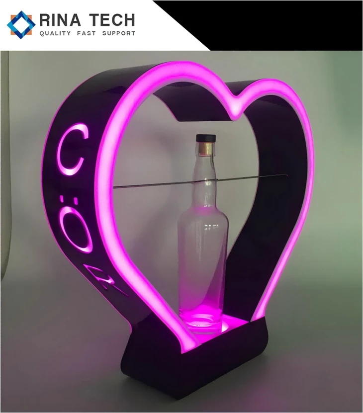LED Acrylic Wine Display Stand